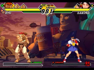 Capcom vs SNK 2 EO (USA) screen shot game playing